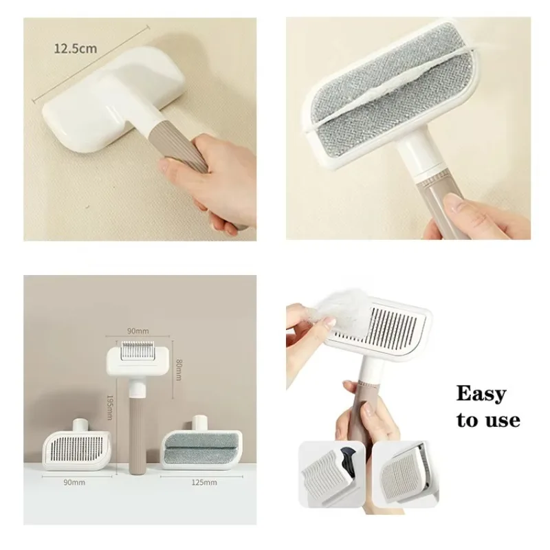 

10pcs Hot Sale Pet Comb Stainless Steel Needle Comb Dog Hair Cleaning Beauty Skin Care Hair Removal Floating Pet Dog Cleaning Br