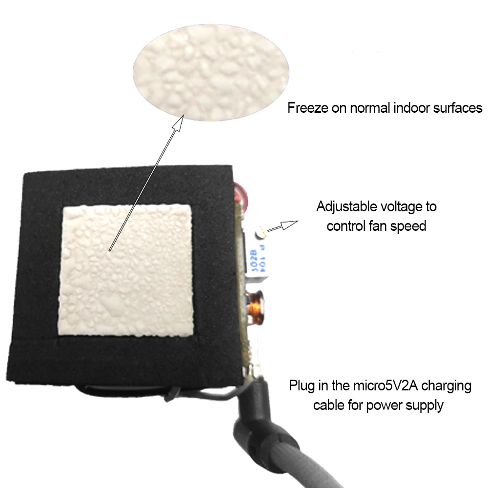 SR-01 5V fai da te radiatore del telefono cellulare radiatore semiconduttore foglio di refrigerazione telefono cellulare raffreddamento artefatto