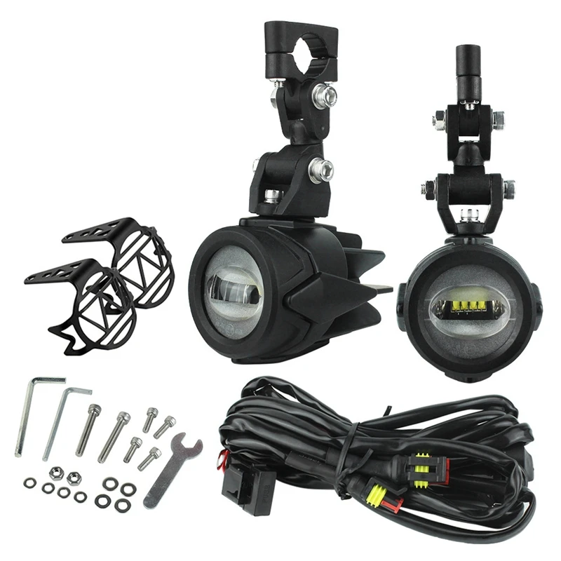 

2x40 Вт фонари в сборе Combo Motocycle Fog Lights для BMW R1200GS ADV F800GS R1100GS