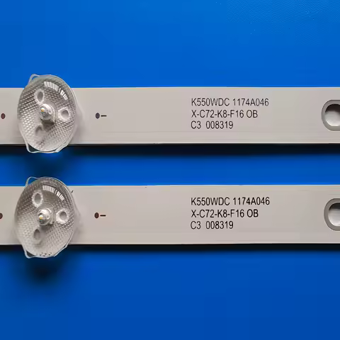 New 8PCS/lot 5LEDs 6V 545mm For Philips 55" LCD TV 55K05 55PUF6092 55U5080 K550WDC2 K550WDC1 A2 4708-K55WDC-A2113N01 471R1P79