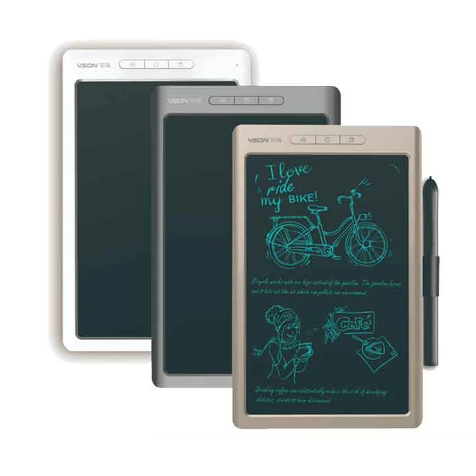 Smart Graphics Tablet Digital Drawing Tablet 8192 Levels Pressure Sensitivity Synchronous Notes Transmission Graphics tablet