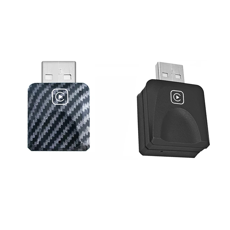 Mini adaptador inalámbrico para Apple Carplay, Dongle de reproducción para coche, Bluetooth, Wifi, conexión rápida, Plug & Play para coche Carplay con cable