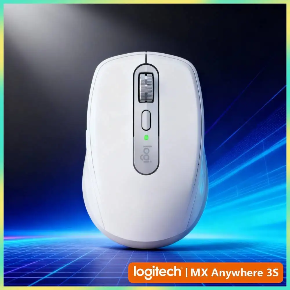 High-Performance MX Anywhere 3S - 8K DPI, Hyper-Scroll, Compact, Perfect for Fitness Fair & Cashier Counter