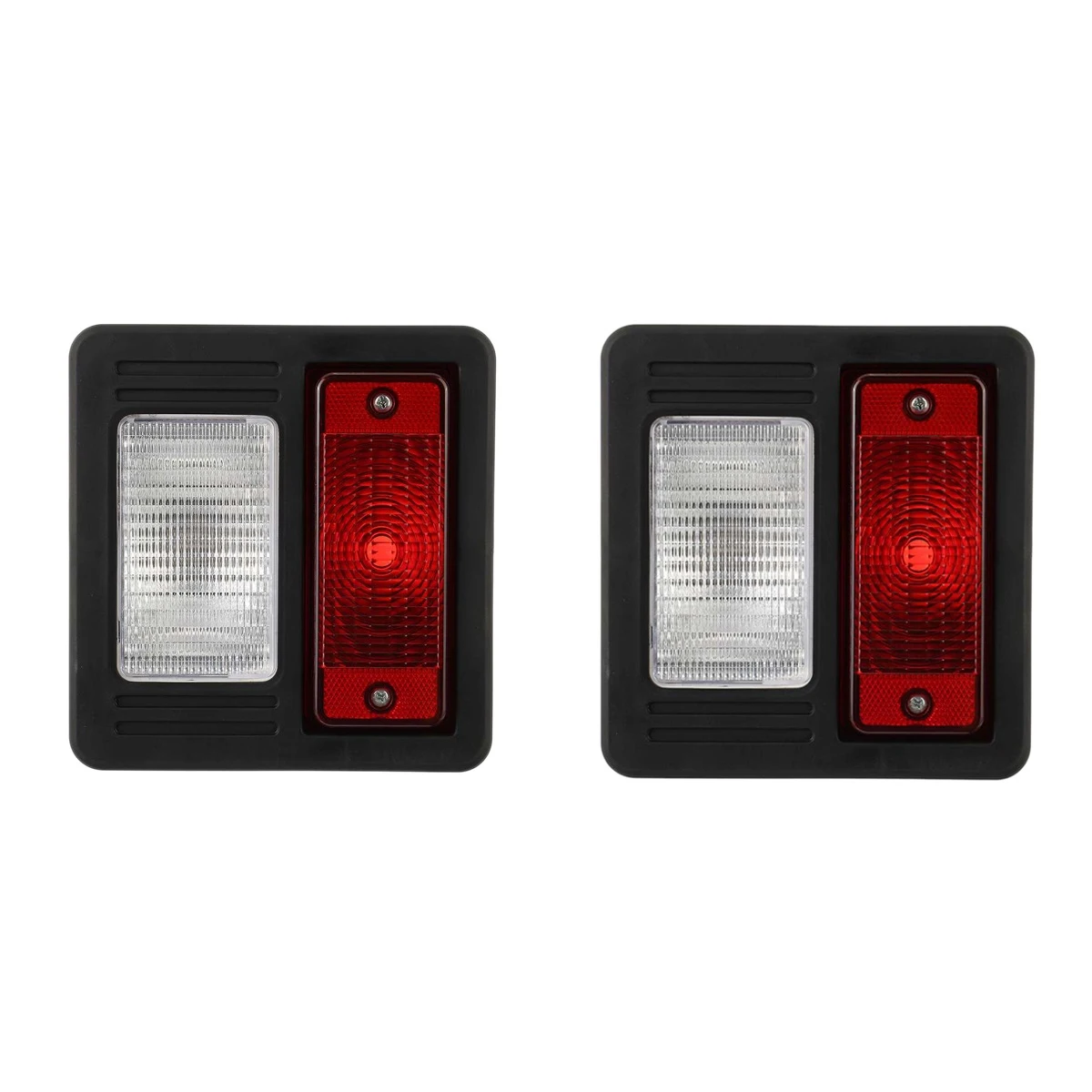 

2Pcs LED Tail Light Assembly Turn Signal Lamp Indicator Reverse Taillight Loader for Bobcat 763 Skid Steer 6670284