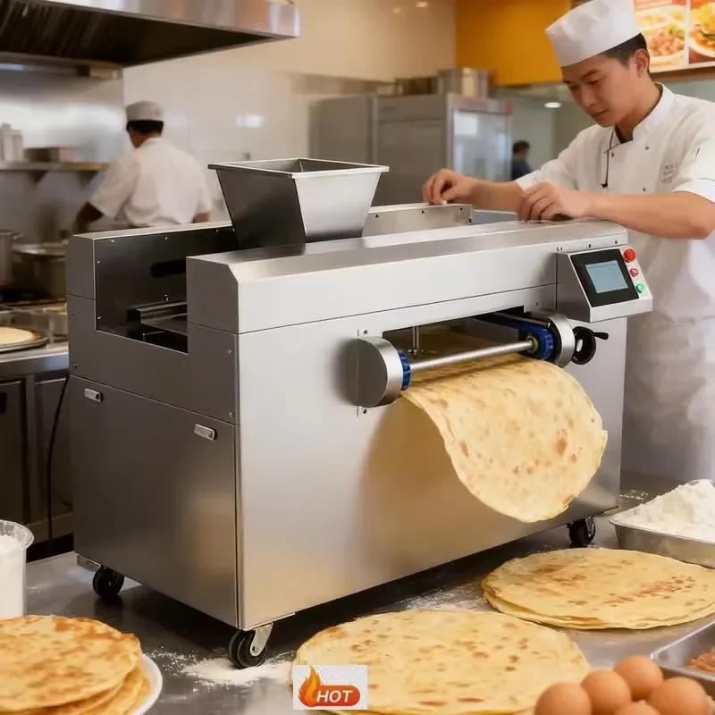 Easy Operation Heavy Duty Automatic Pastry Making Machine Electric Pancake Maker Commercial Pancake Maker Food Processing