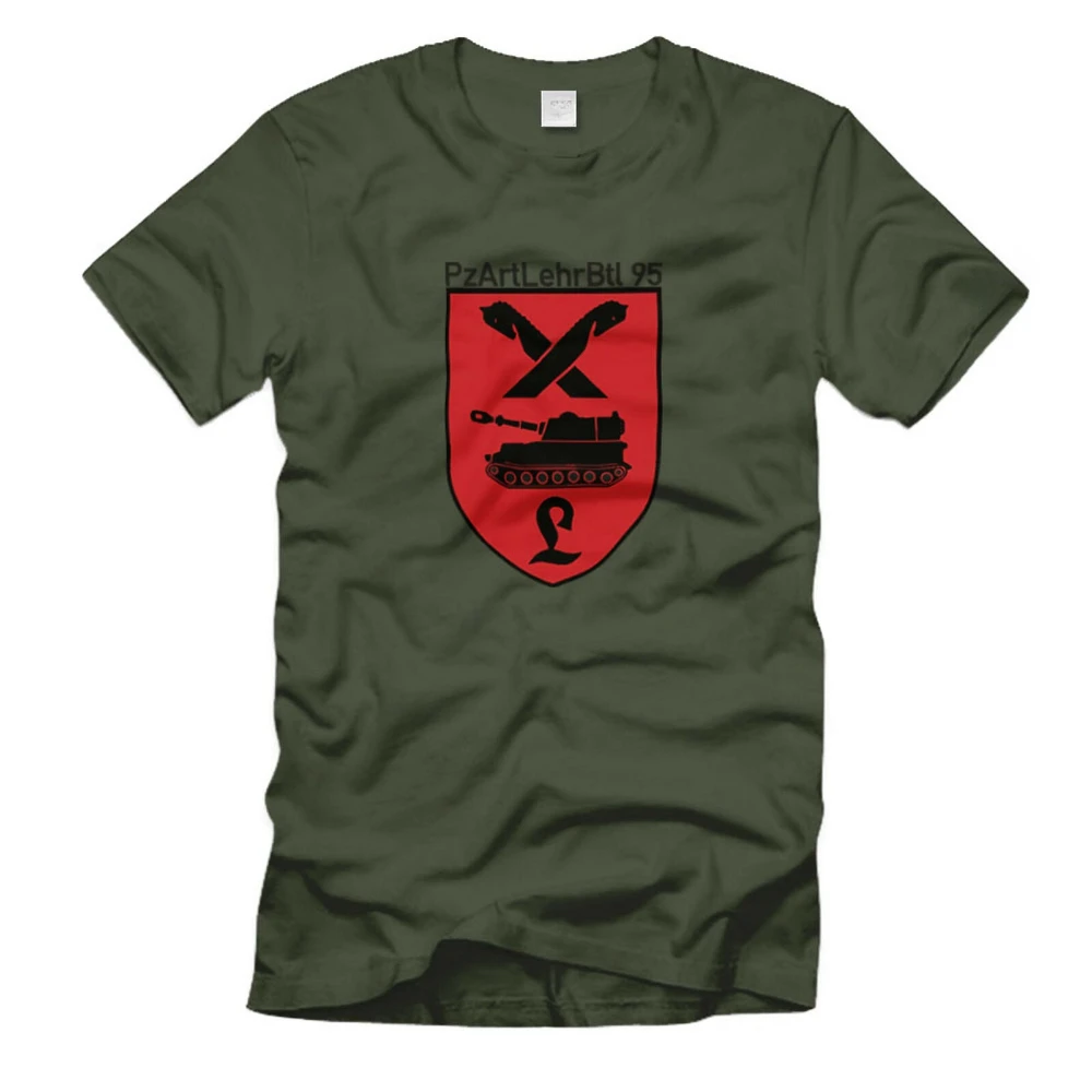 

Panzer Lehr Battalion 95 Armoured Brigade Army pattern - 100% cotton summer short sleeve O-neck printed Men's T-shirt.