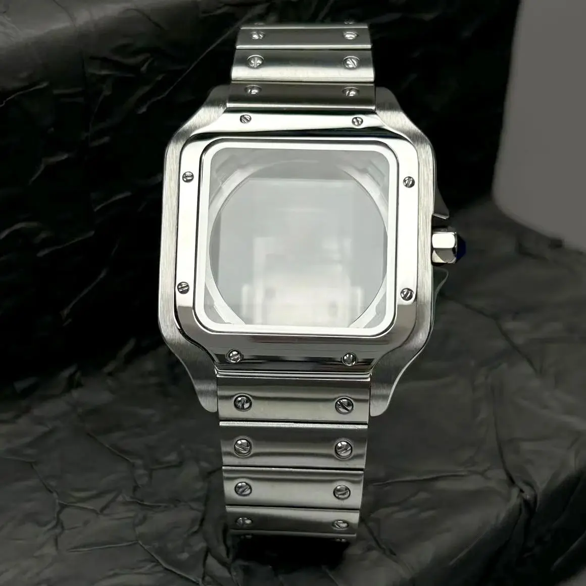 

High Quality NH35 38mm Square Watch Case Stainless Bracelet Set Suitable For skx mod NH36 NH35 Movement waterproof Accessories