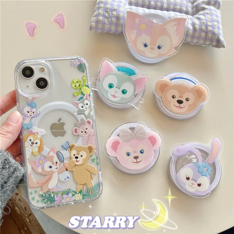 Disney Doll Bear Duffy Phone Case for iPhone 11 12 13 14 15 Pro Max 15Pro LinaBell for Magsafe Magnetic Wireless Charging Cover