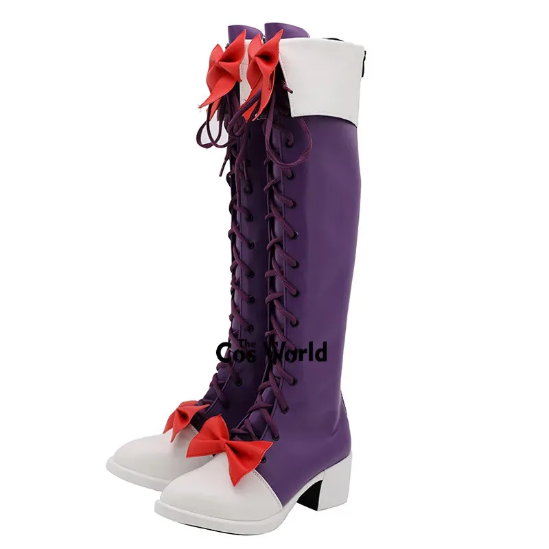 

qq681High-Rise Invasion Maid-fuku Kamen Anime Customize Cosplay Shoes Boots