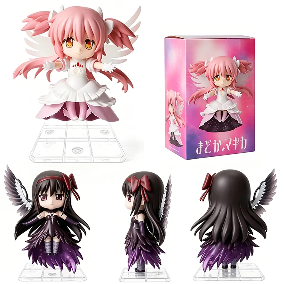 12cm Puella Magi Madoka Anime Figur Magica Puppen Spielzeug Kaname Actionfigur Magic Girl PVC Modell Deko Statue Weihnachtsgeschenke