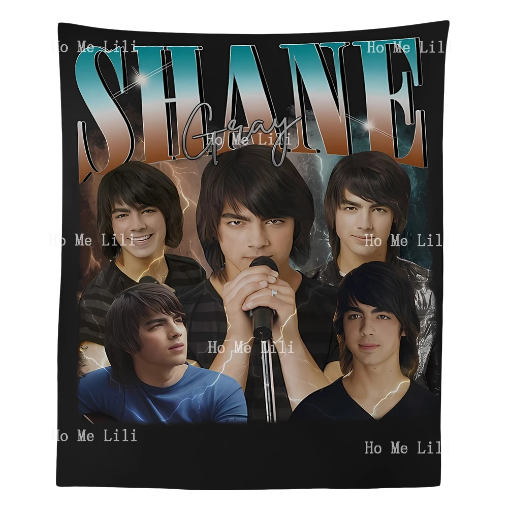 Shane Gray Vintage Homage Bootleg Camp Rock Tapestry For Bedroom Aesthetic Nature Tapestry Wall Hanging