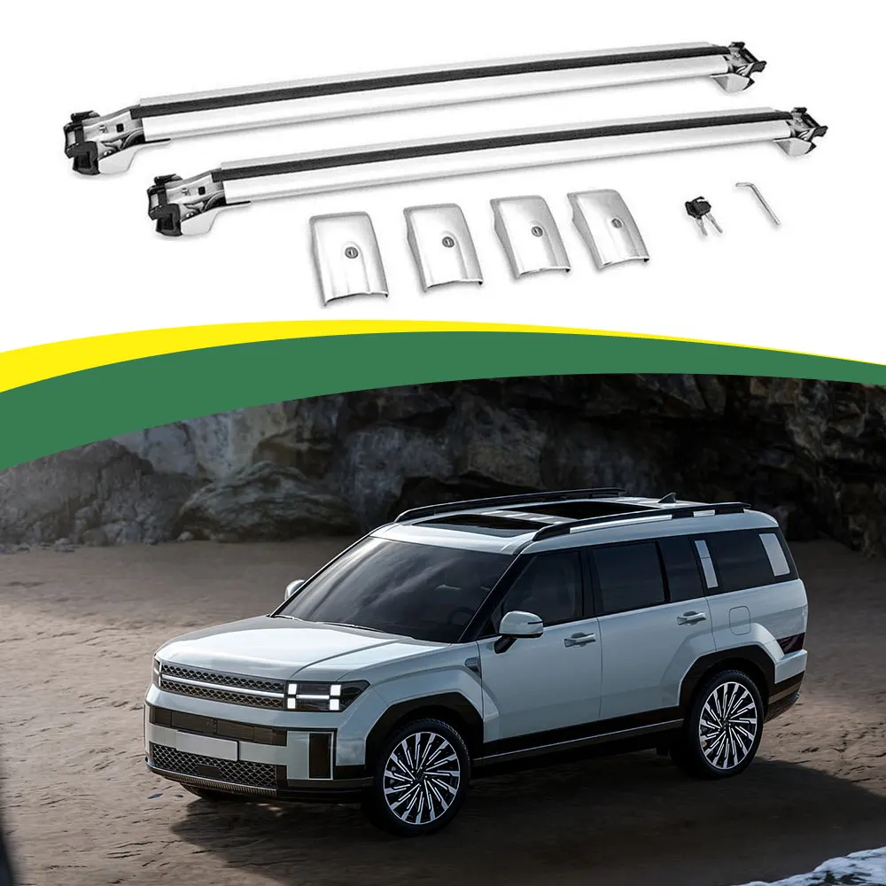 Roof Rack Cross Bar Compatible with Sequoia 2023 2024 with Lock Aluminum Cross Bars Lockable Crossbar