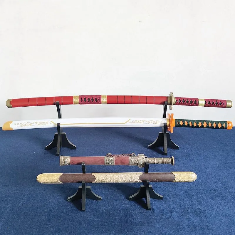 Soporte de exhibición de espada samurái, soporte de exhibición Horizontal ajustable para Katana Wakizashi Tanto Genji Sword Arrow, estante de arma