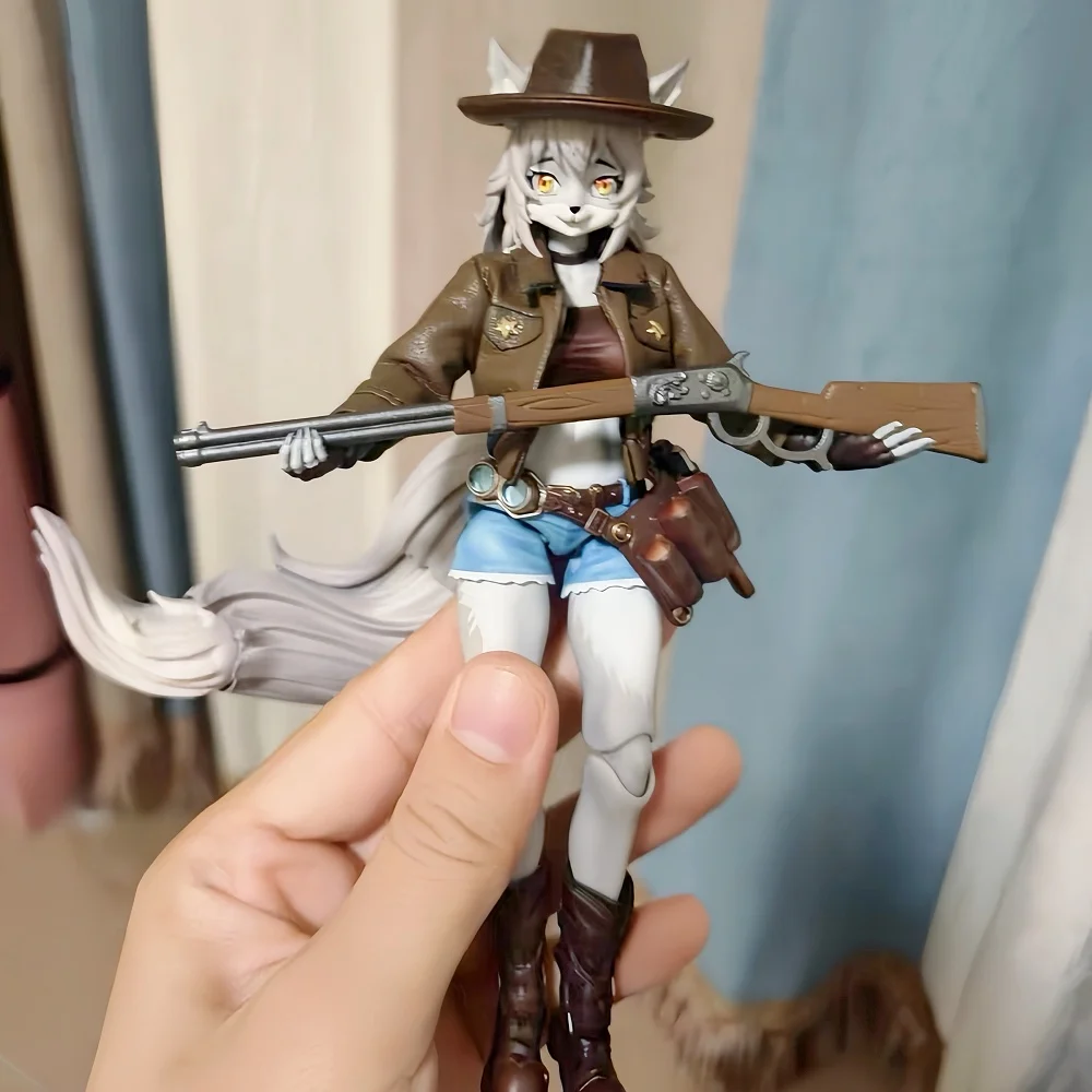 

In Stock Ladotoys Era-001 Liya-Alopex Model Toys Collectible 1/12 Fox Toys Cowboy Leather Clothing Accessories