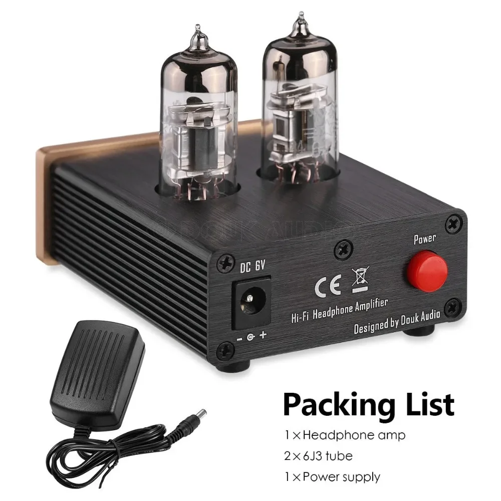 Nobsound Lastest 6J3 Vacuum Tube Integrated Amplifier Mini Audio HiFi Stereo Headphone Earset Amp Free Shipping