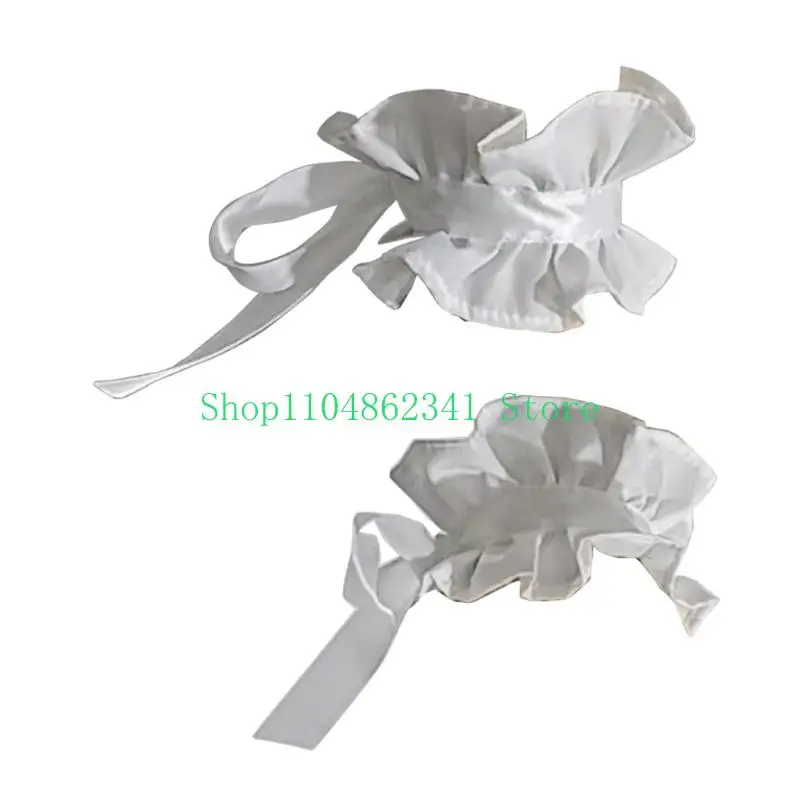 5ASD الفيكتوري المكدسة الأكمام الدانتيل ذي الياقات الزخرفية لأزياء الهالوين وملحقات جمع الأحداث