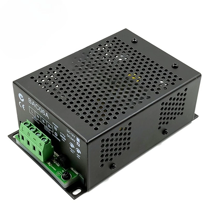 

BAC06A 24V 12v diesel generator set battery intelligent charger switching power supply automatic battery float charger