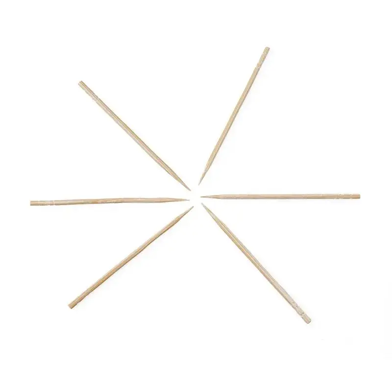 200PCS/Set Disposable Wood Tandenstokers Dental Natural Bamboo Toothpick Hotel Products Toothpicks