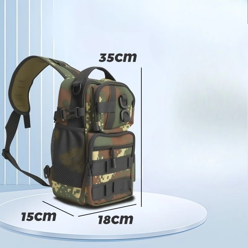 Водонепроницаемая оксфордская сумка на одно плечо, тактические нагрудные сумки, большая вместительная сумка через плечо, камуфляжная нагрудная сумка