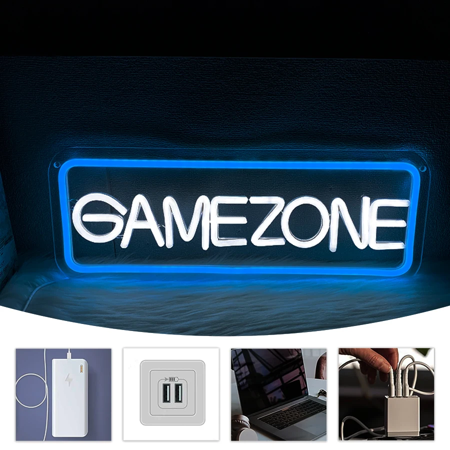 ป้ายไฟนีออน LED สำหรับเกมโซน, - Party Games Youth บทวิจารณ์และราคา