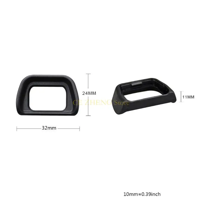 E56B 업그레이드 아이 컵 하드 카메라 뷰 파인더 접안 렌즈 A6100 A6300 용 Eyecup