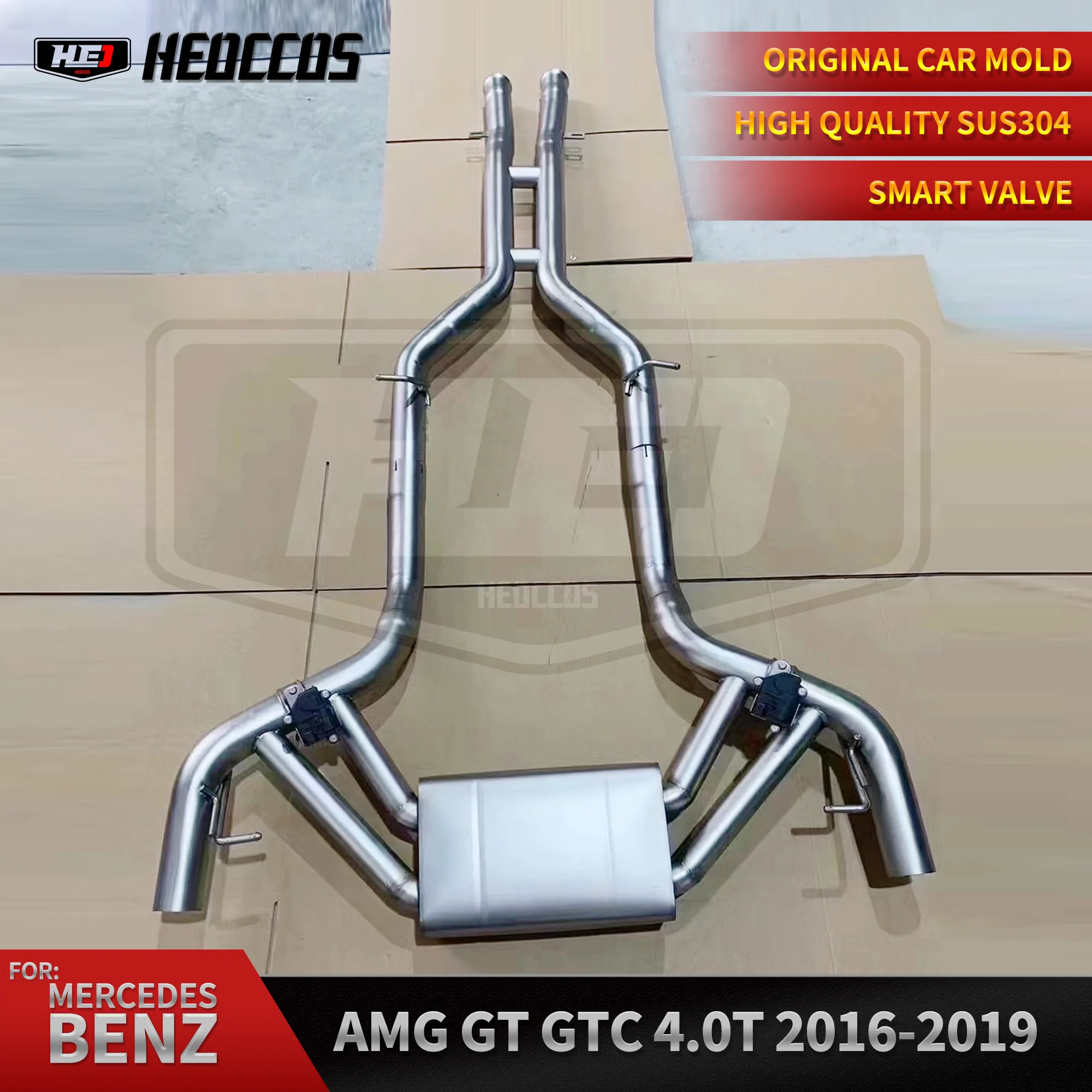 

HEO Catback System For Mercedes-Benz AMG GT GTC 4.0t 2016-2019 Exhaust System Stainless Steel 304 With Electronic Valve