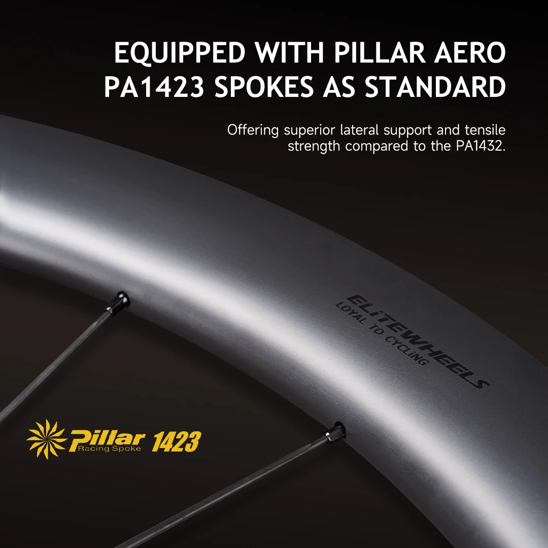 ELITEWHEELS ENT GRAVEL Carbon Wheels Disc Brake Tubeless Ready