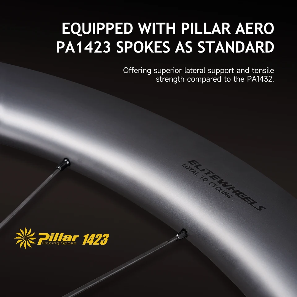 ELITEWHEELS ENT GRAVEL Carbon Wheels Disc Brake Tubeless Ready