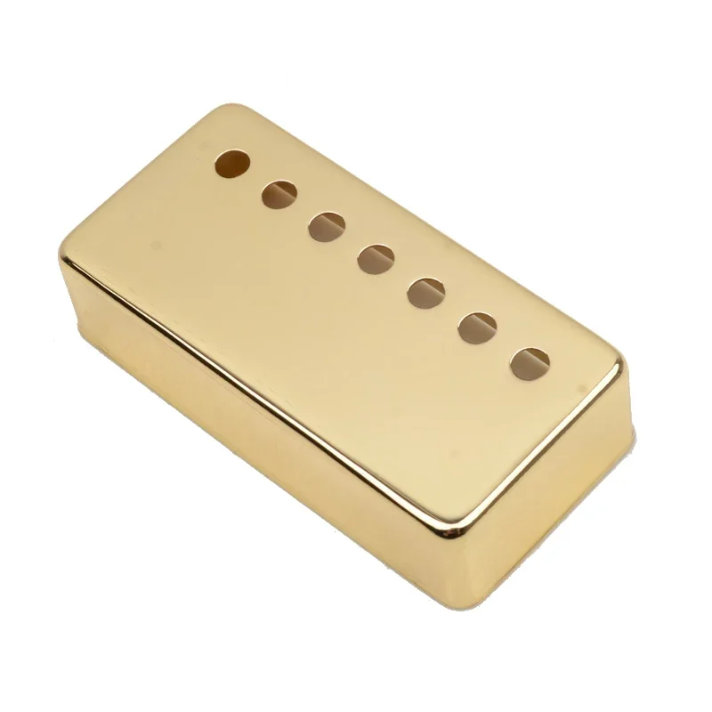 Brass 7 Hole 7 String Pickup Humbucker Cover 80*39mm Pole Spacing 58/62mm for LP Electric Guitar - a set of 2pcs