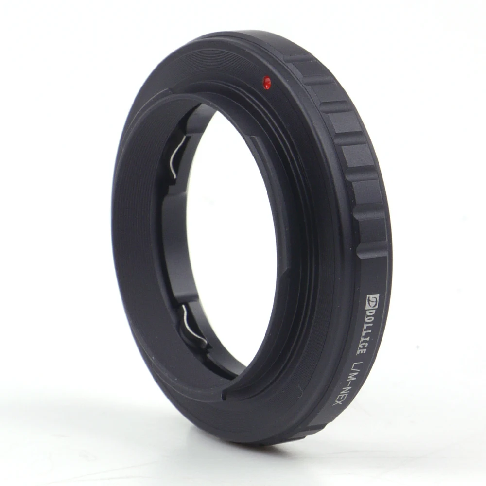 Adaptateur d'objectif de glace de courses trempé pour objectif Leica M vers Sony E Mount NEX Camera A7IV/ZV-E10/A1/A7C/A7SIII NEX-5/NEX-3N