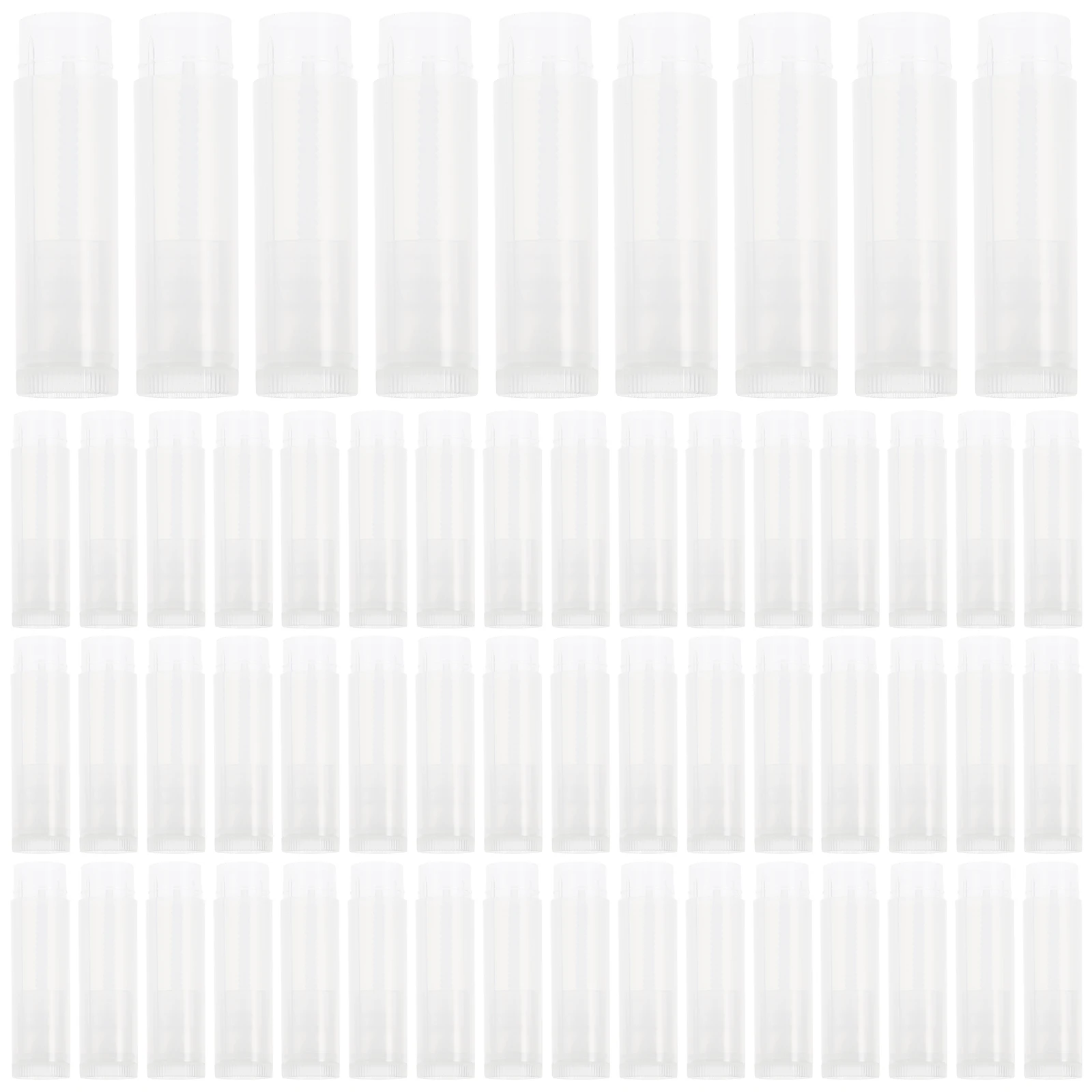 100 stuks lippenbalsembuis lege container met doppen diy lippenstift opslagbuis duurzaam lichtgewicht duwwielmechanisme voor gemakkelijk