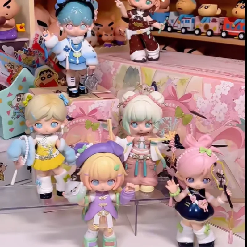 

SIMONTOYS Teennar Eastern Prelude Series Blind Box Mystery Box Dolls Kawaii Action Anime Figure Blind Box Toys Christmas Gift