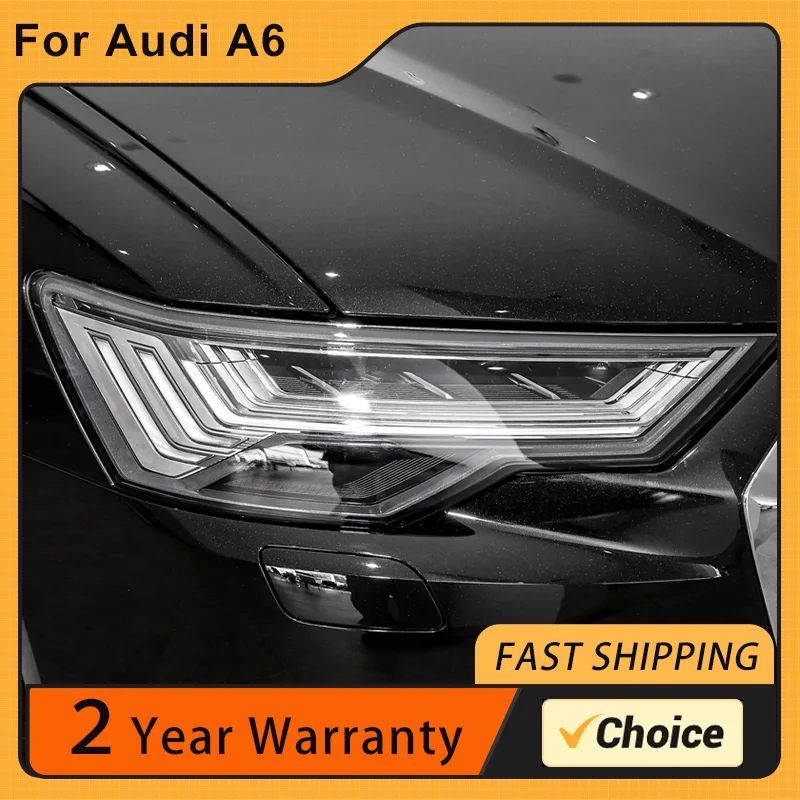 

Car Styling Headlight For Audi A6 C8 2019-2022 A6 C8 LED Matrix Fromt Lamps Upgrade Dynamic Turn Signal Headlamp Assembly