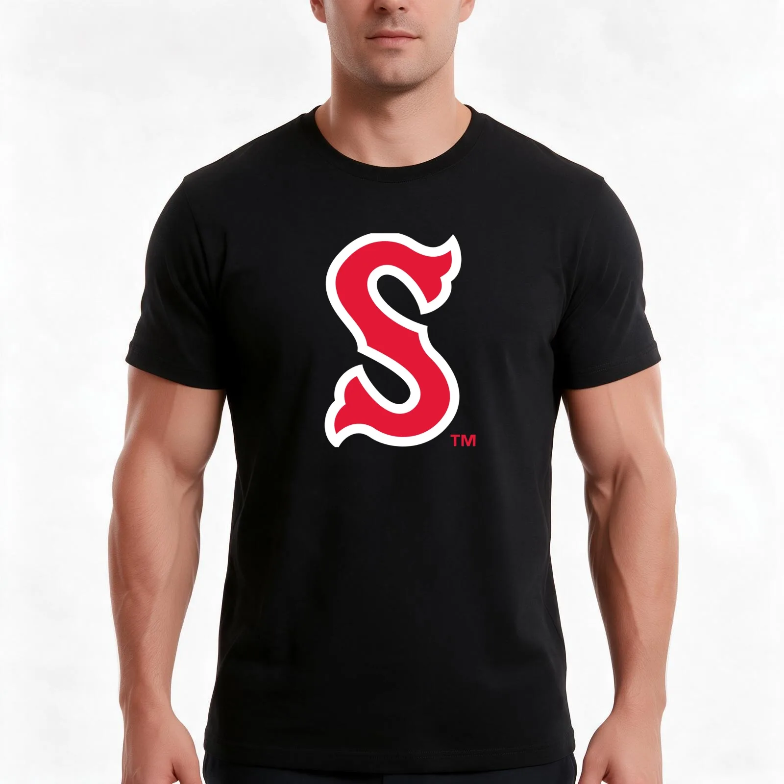 Salem Red Sox T-Shirt, Summer Casual Cotton Tee, Oversized Streetwear Tops, Vintage Graphic Print, Loose Fit Short Sleeve