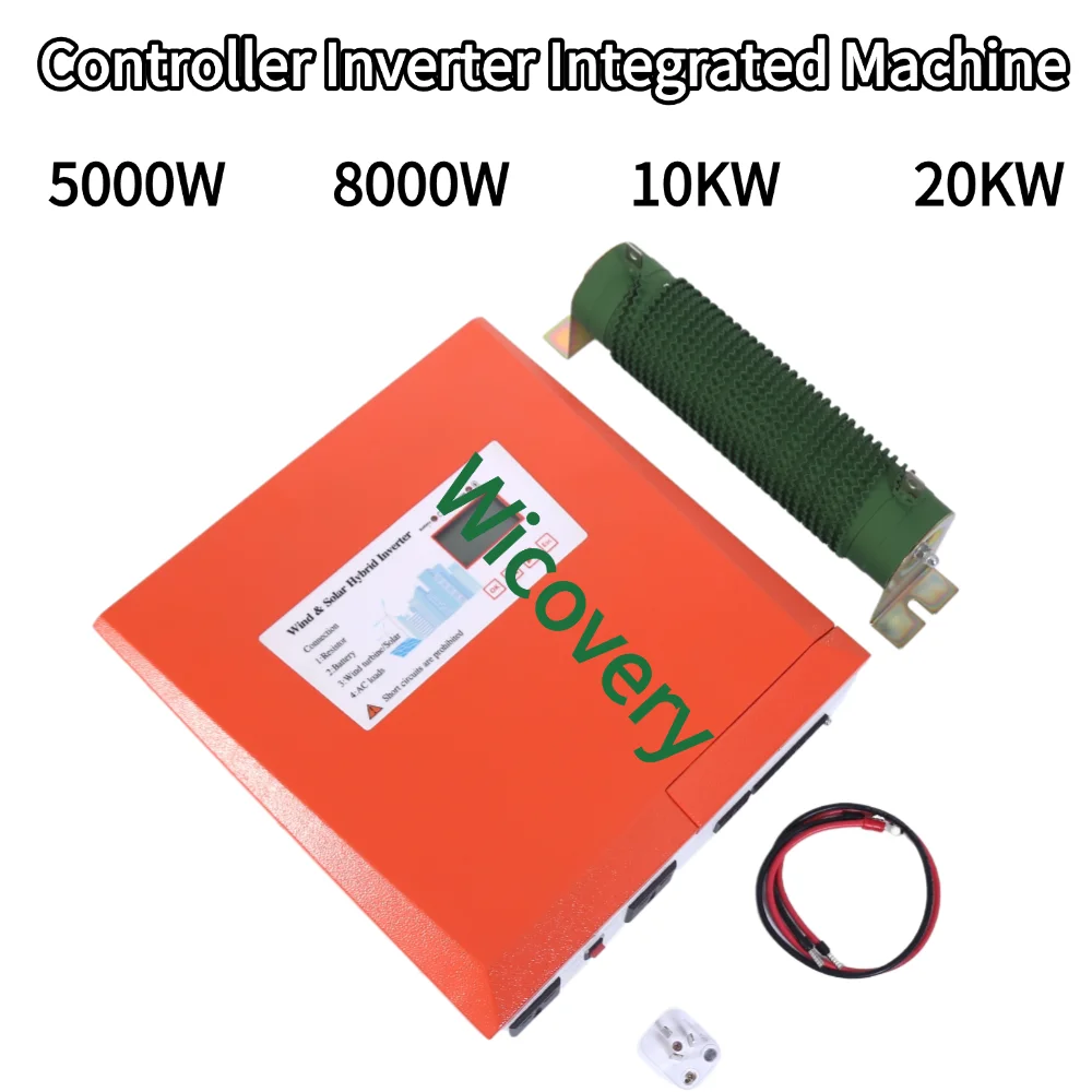 5KW 10KW 20KW Hybrid Function Solar Inverter 12V 24V 48V 220V Pure Sine Wave Off-grid Inverter MPPT 80A Solar Charge Controller