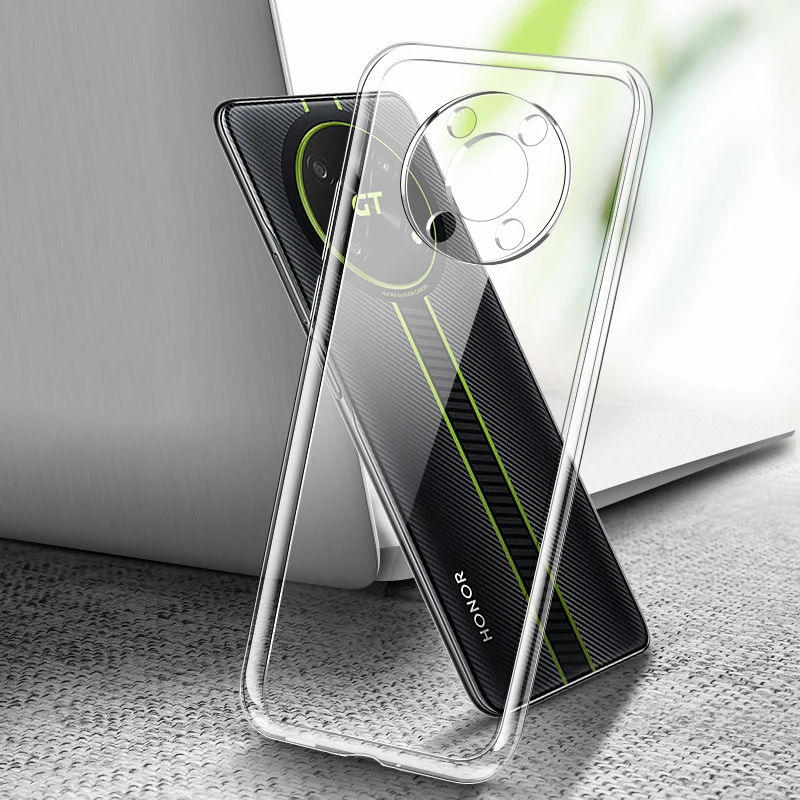 

High Quality Transparent Phone Cover for Honor X40 GT X40i X50i Camera Protection Soft Silicone Clear Back Case HonorX40 X40GT i