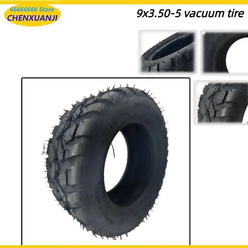 9x3.50-5 Vacuum Tyre Tubeless Tire good quality 9 Inch Wear-resisting for Electric Skateboard Scooter, Snow Sweepe Parts Hot