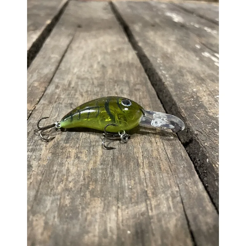 (2 pack) 220 Series Crankbait Fishing Lure, Phantom Green