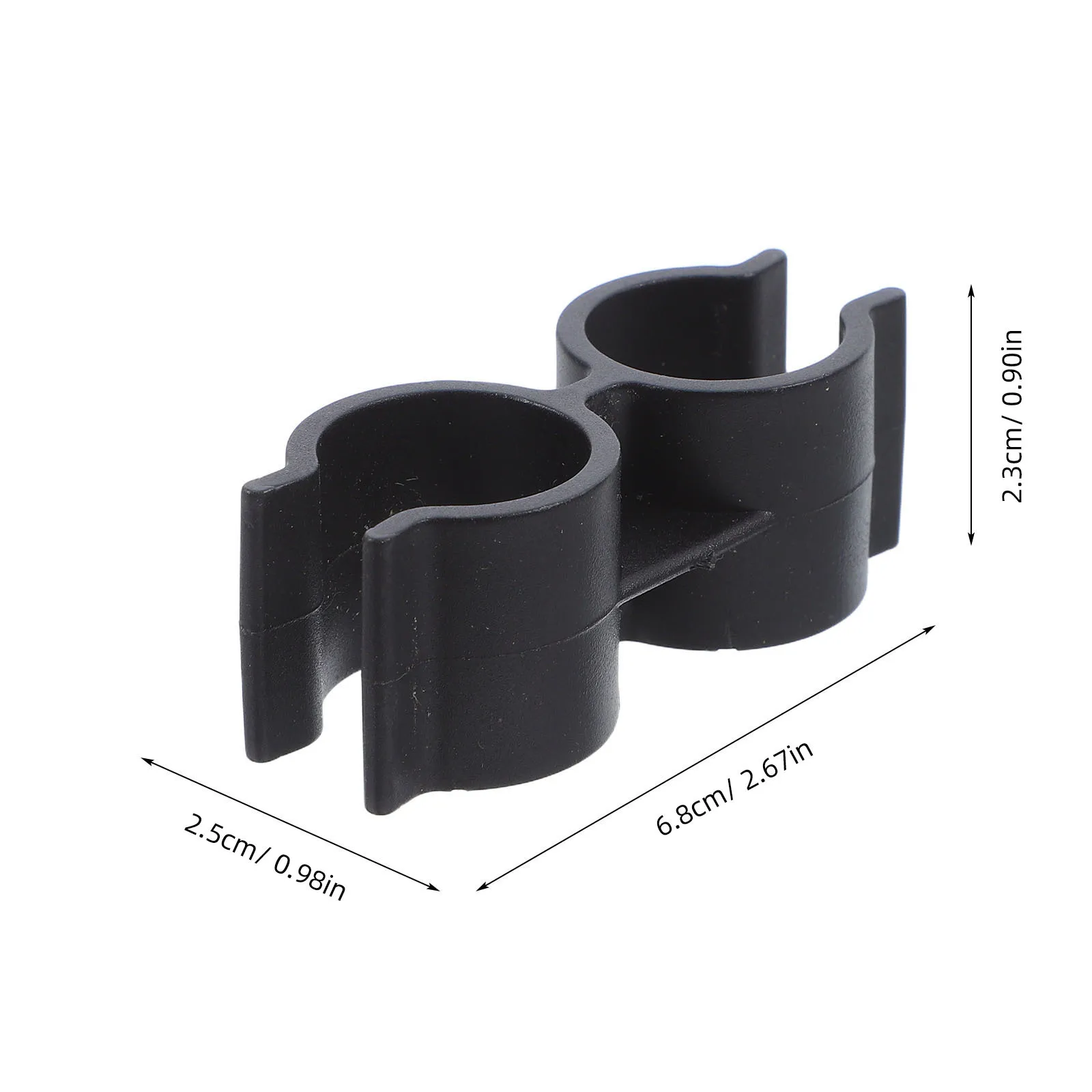 12 قطعة مشابك أنابيب مزدوجة 25 مللي متر موصلات عمود الرف لمستودع سوبر ماركت رف الربط وصلة أنبوبية متينة #2