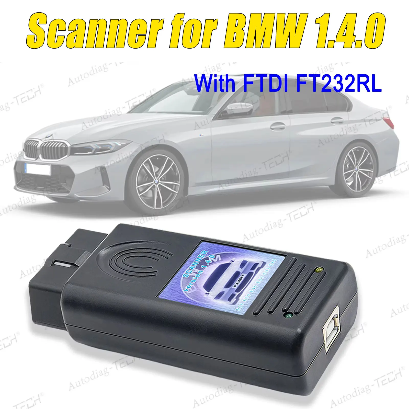 BMW E38 E39 E46 E53 E83 E85 シリーズ3 5 7 X5 X7用 OBD2スキャナー バージョン1.4.0 ロック解除済みコードリーダー OBD2自動診断ツールキット