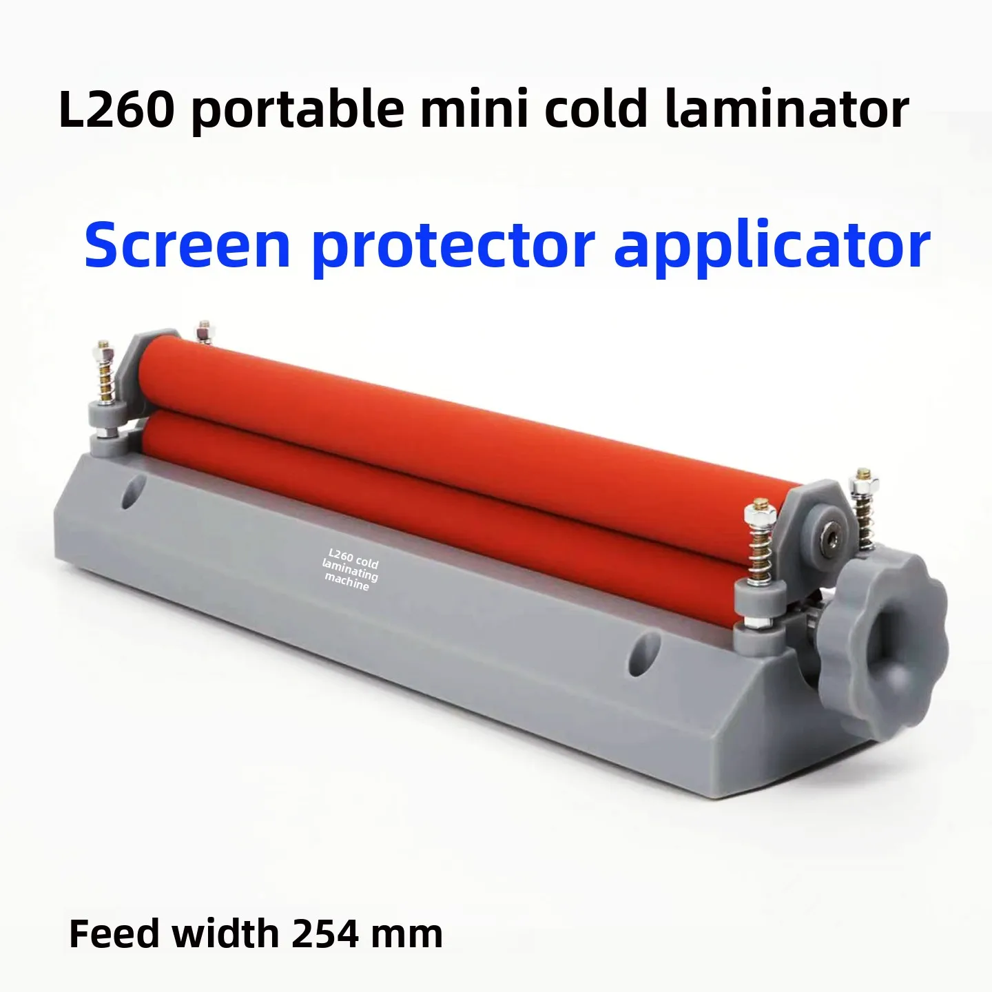 Manual Cold Laminator A4 12 Inch Portable Hand Crank Photo Film Laminating Machine for Home Office Photo Studio Desktop Use