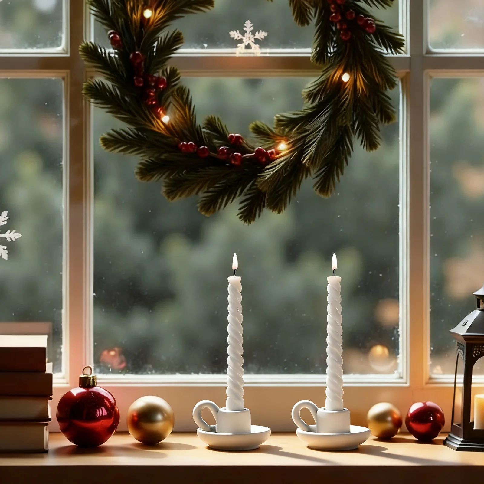 

2Pcs Ceramic Candleholder Nordic Style Elegant Simple Decorative Craft for Dining Room Living Space Festive Atmosphere