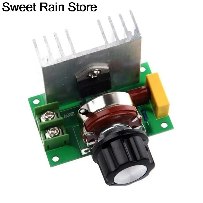 4000W AC 220V SCR Voltage Regulator Adjustable Power Supply Board Speed Control Dimmer For Brush Motor Electric Iron 4000 W