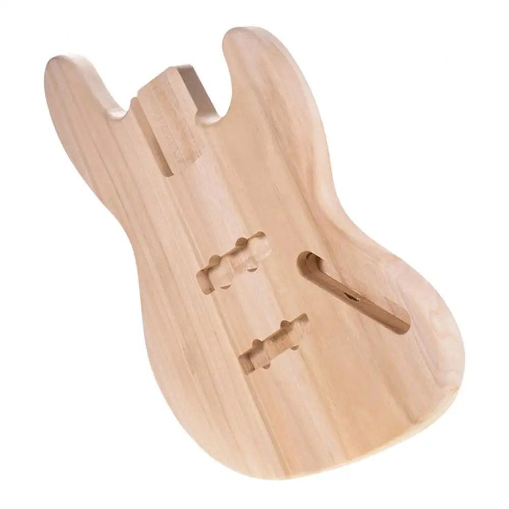 Unfinished Electric Bass Guitar Body, Bass Sycamore Wood Made Body for JB, Desirable Gift for Guitar Lovers