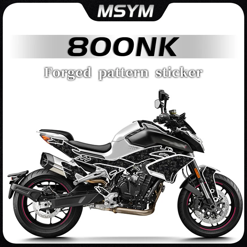 For CFMOTO 800NK CF800NK NK 800 800nk 800 nk Forged stickers fuel tank protection decals film accessories modified parts