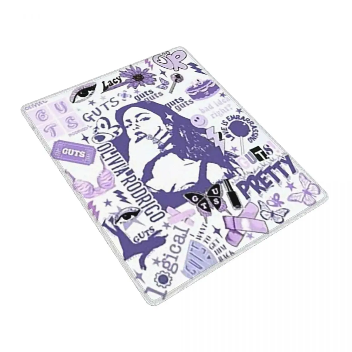 O-Olivia Singer R-Rodrigo Butterfly Poster Mouse Pad Gamer PC Laptop Mats Keyboard Computer Gaming Office Accessories Desk Mat