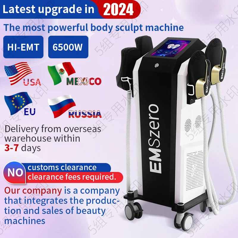 15Tesla EMSzero 6500W Neo Muscle Stimulate EMSzero RF Fat Removal Body Slimming Butt Build Sculpt Machine Weight Lose for Salon