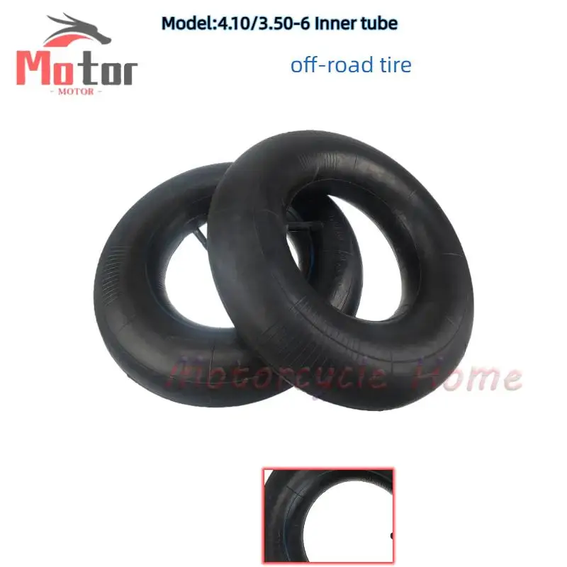 Inner Tube 4.10/3.50-6 Camera 3.50-6 4.00-6 Inner Tube Tire Rubber Valve for Wheelbarrow Hand Trucks Lawn Mowers