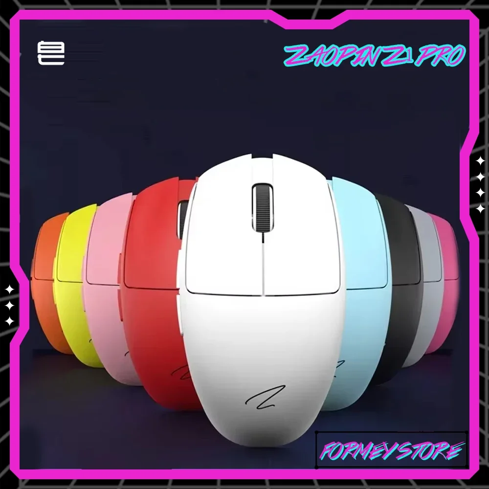 Zaopin Z1 Pro RGB Dual Mode Mini Mice 2.4G Wireless Mouse Paw3395 Gaming 200ma 500ma Micro Rechargeable PC Gamer Mac E-sports