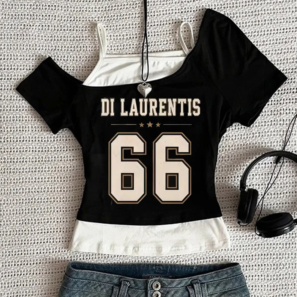 TV Off Campus Briar University Graham 44 Hockey Jersey T Shirt Women Y2k Crop Top Clothing Fashion Cropped Streetwear